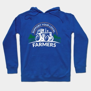 Support Your Local Farmers with Tractor Design Hoodie